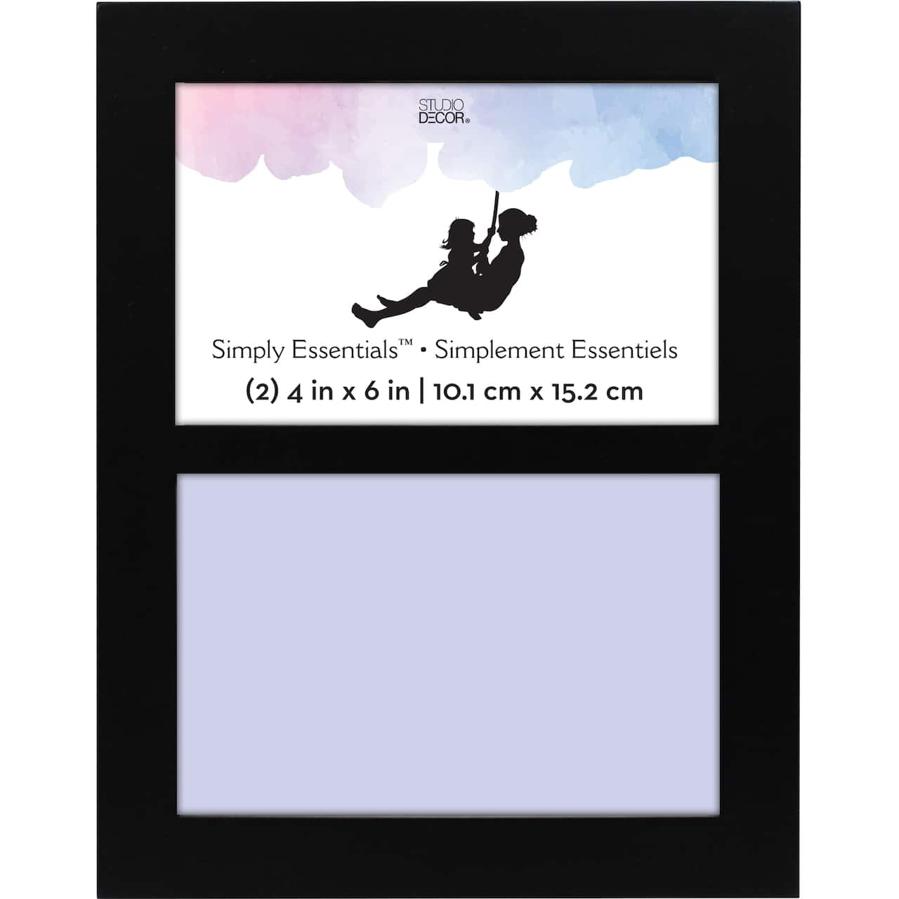 2 Opening Black 4&#x22; x 6&#x22; Collage Frame, Simply Essentials&#x2122; by Studio D&#xE9;cor&#xAE;